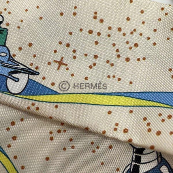 ☆エルメス スカーフ ツイリー スペースダービー Space Derby HERMES