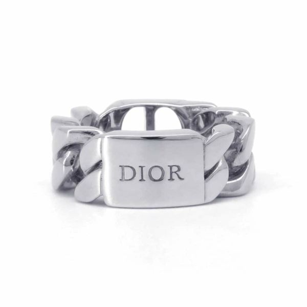 クリスチャン・ディオール リング CD アイコン Icon チェーンリンク SV925シルバー リングサイズXS R0977HOMST_D990 Christian Dior