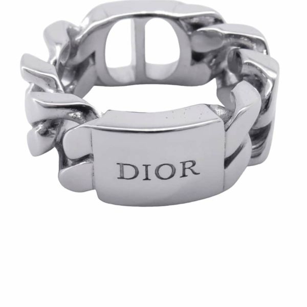 クリスチャンディオール　ロゴ　シルバーリング Dior ディオール ロゴ ヴィンテージ シルバー リング 指輪 13号