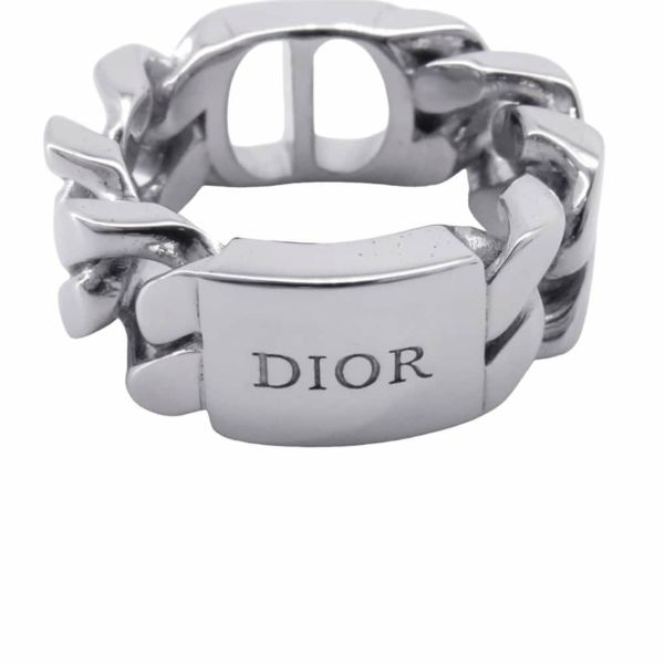 クリスチャン・ディオール リング CD アイコン Icon チェーンリンク SV925シルバー リングサイズXS R0977HOMST_D990 Christian Dior