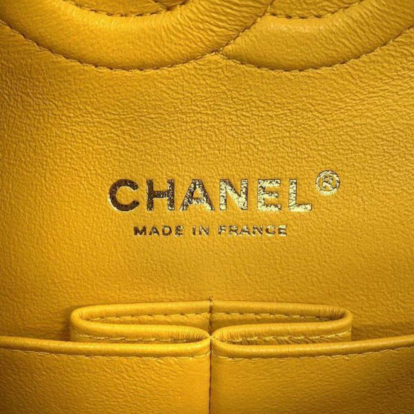 シャネル チェーンショルダーバッグ マトラッセ25 ココマーク キャビアスキン ダブルチェーン A01112 CHANEL