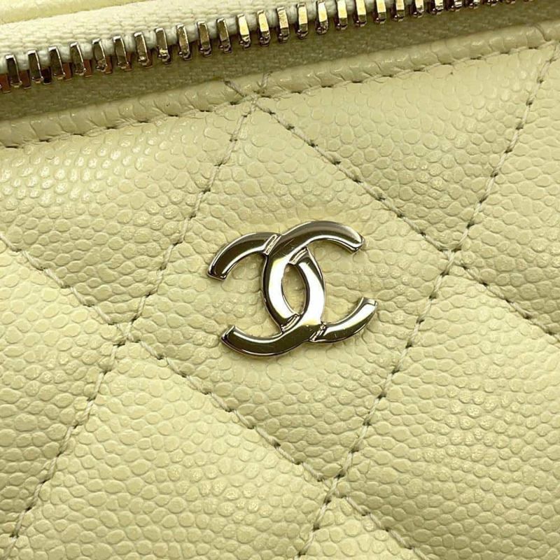 シャネル チェーンショルダーバッグ バニティケース ココマーク マトラッセ キャビアスキン AP1341 CHANEL