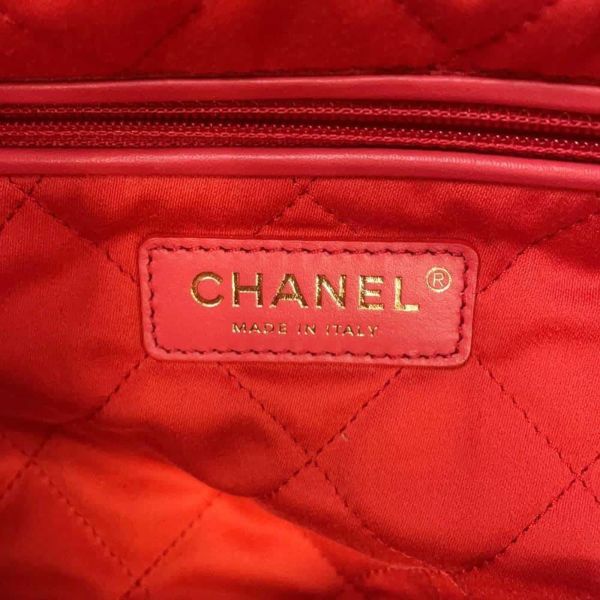 シャネル チェーンショルダーバッグ CHANEL22 スモール シャイニーカーフレザー AS3260 CHANEL ポーチ付き