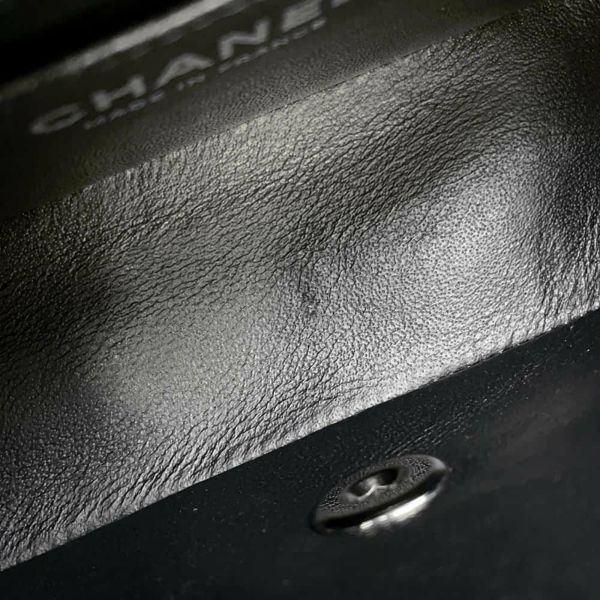 シャネル チェーンショルダーバッグ ココマーク キャビアスキン A69900 CHANEL ミニ フラップ バッグ 黒