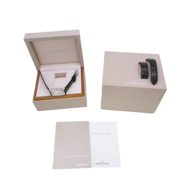 ジャガールクルト グランド レベルソ カレンダー Q3758420 LECOULTRE 腕時計 シルバー文字盤