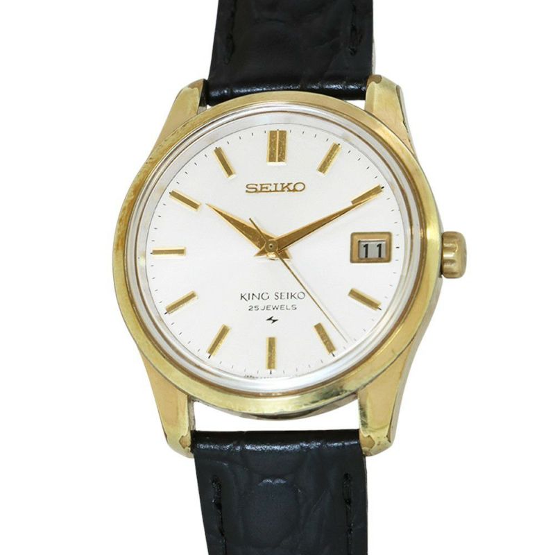 セイコー キングセイコー デイト 4402-8000 SEIKO 腕時計 シルバー文字盤