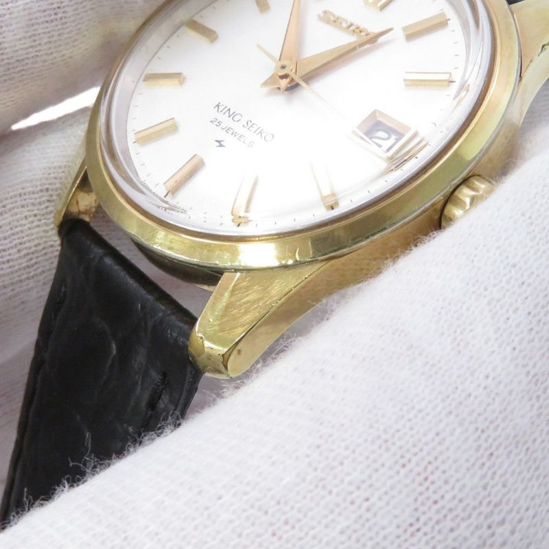 セイコー キングセイコー デイト 4402-8000 SEIKO 腕時計 シルバー文字盤