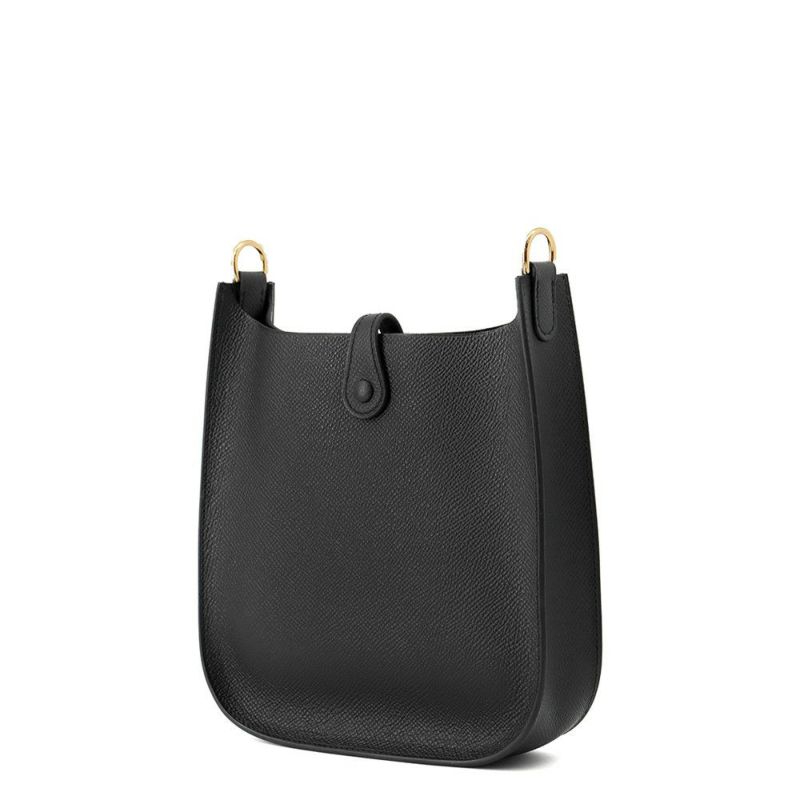 エルメス ショルダーバッグ エブリンTPM セリエ ブラック/ゴールド金具 エプソン K刻印 黒