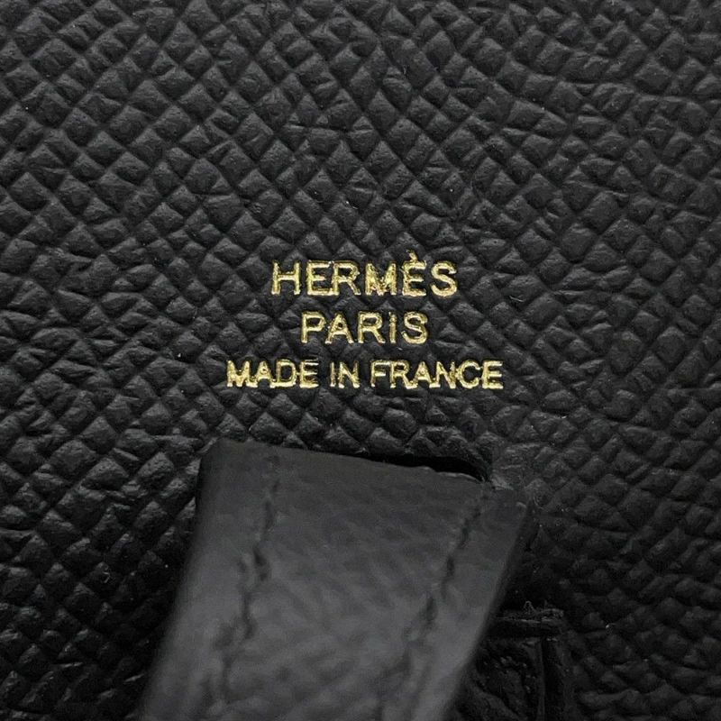 エルメス ショルダーバッグ エブリンTPM セリエ ブラック/ゴールド金具 エプソン K刻印 黒