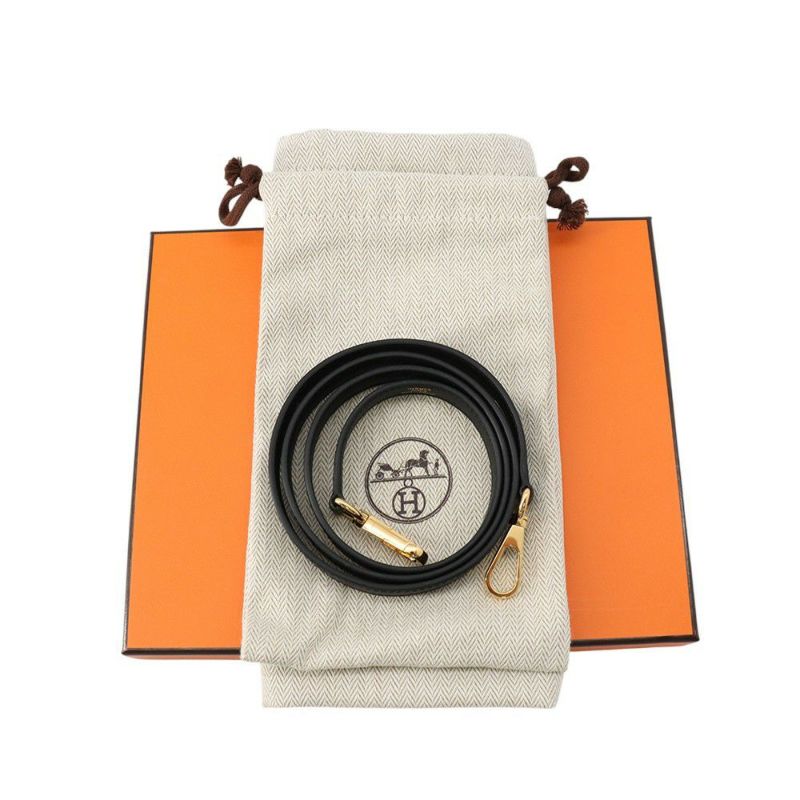 エルメス ショルダーバッグ エブリンTPM セリエ ブラック/ゴールド金具 エプソン K刻印 黒