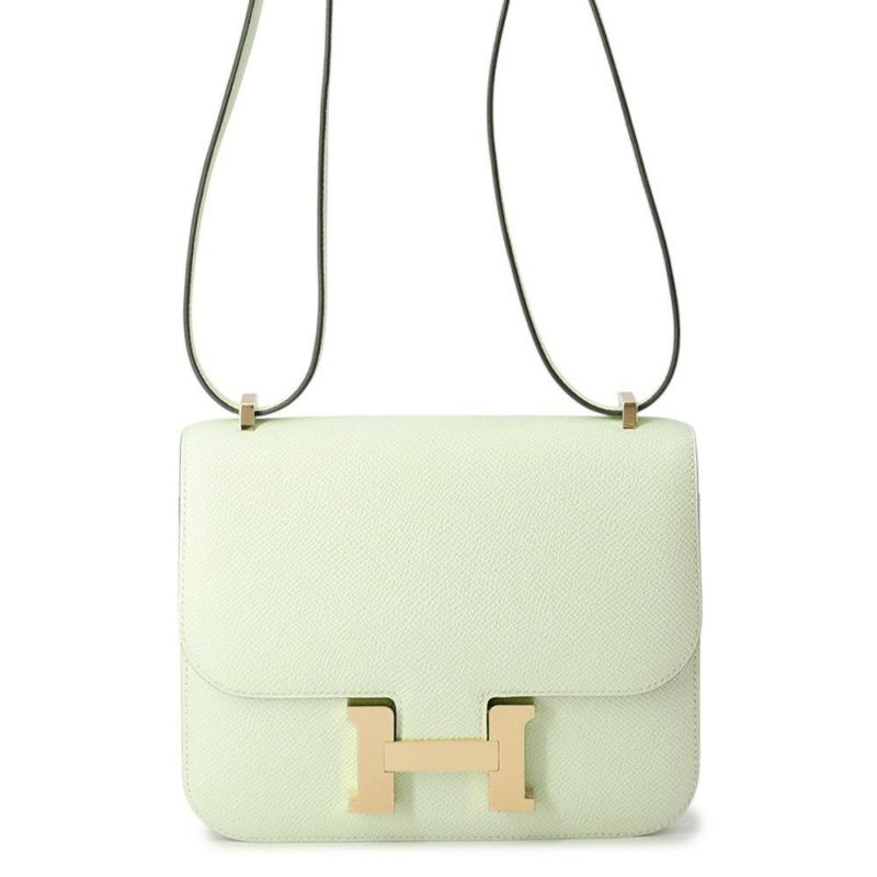 エルメス ミニ コンスタンス3 ミロワール ヴェールフィズ/ゴールド金具 エプソンB刻印