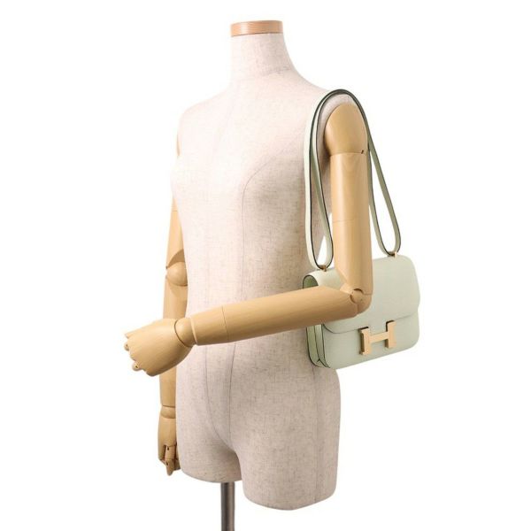 エルメス ミニ コンスタンス3 ミロワール ヴェールフィズ/ゴールド金具 エプソンB刻印