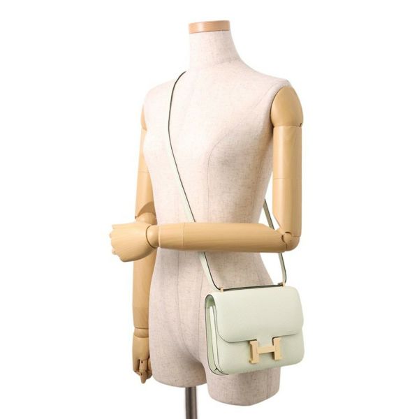 エルメス ミニ コンスタンス3 ミロワール ヴェールフィズ/ゴールド金具 エプソンB刻印