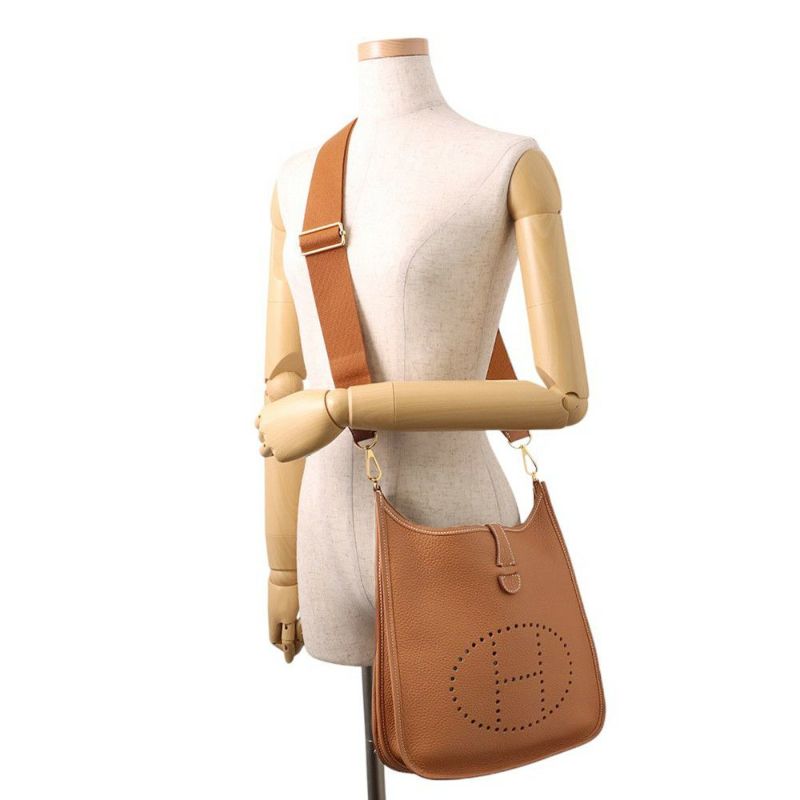 エルメス ショルダーバッグ エブリン3 PM ゴールド/ゴールド金具 トリヨンクレマンス K刻印