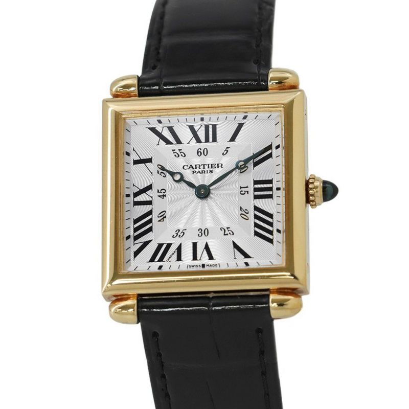 カルティエ タンク オビュ W1527551 Cartier 腕時計 シルバー文字盤