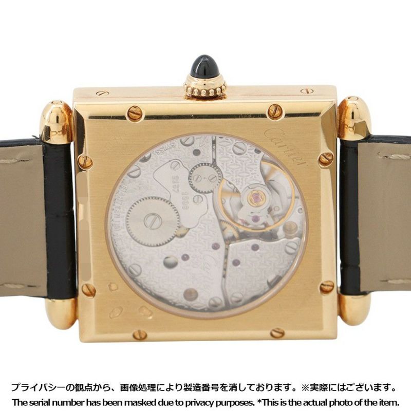 カルティエ タンク オビュ W1527551 Cartier 腕時計 シルバー文字盤