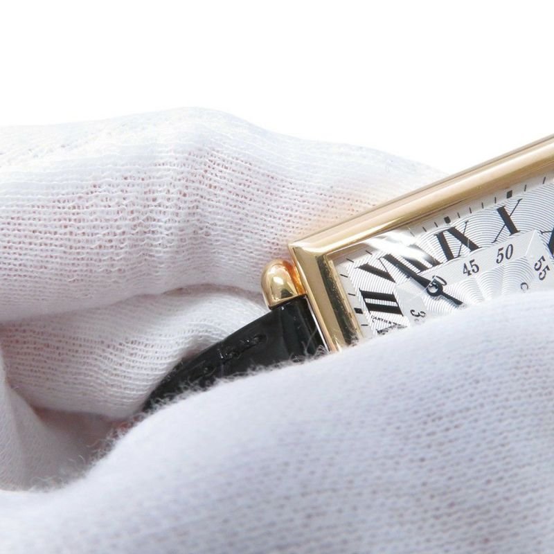 カルティエ タンク オビュ W1527551 Cartier 腕時計 シルバー文字盤