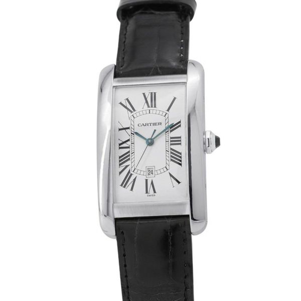 カルティエ タンクアメリカン LM W2603256 Cartier 腕時計 シルバー文字盤