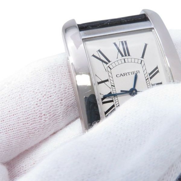 カルティエ タンクアメリカン LM W2603256 Cartier 腕時計 シルバー文字盤
