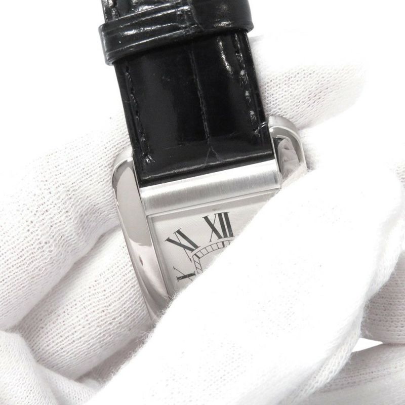 カルティエ タンクアメリカン LM W2603256 Cartier 腕時計 シルバー文字盤