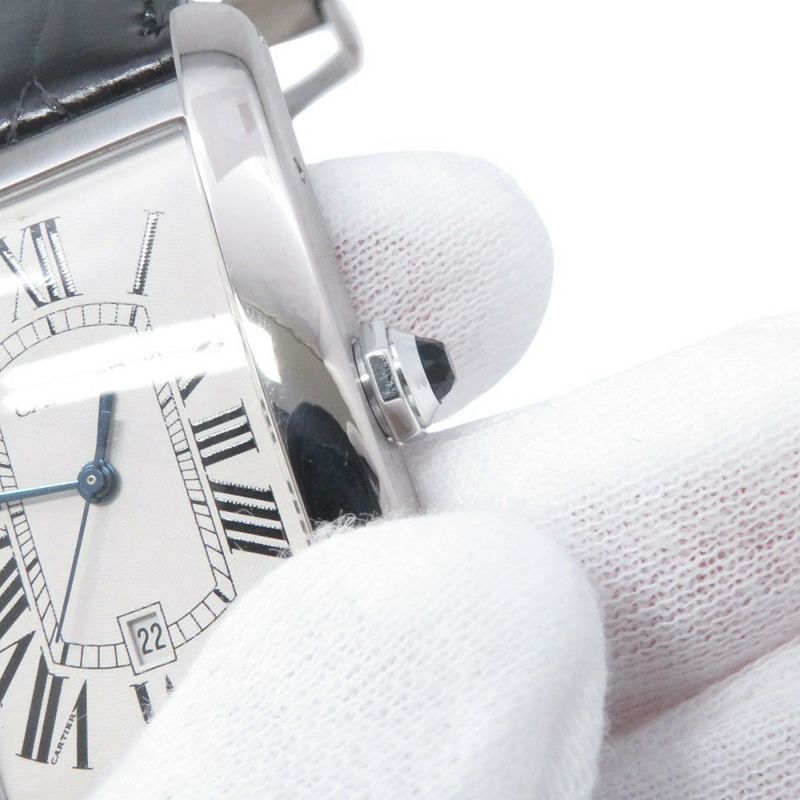 カルティエ タンクアメリカン LM W2603256 Cartier 腕時計 シルバー文字盤