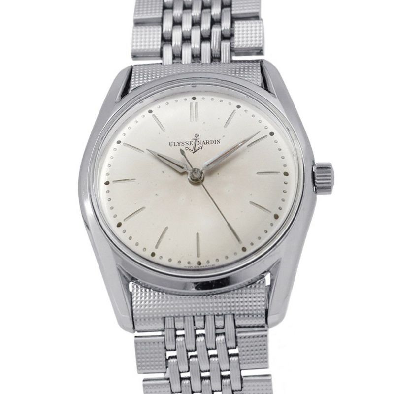 ユリスナルダン ノンデイト ULYSSE NARDIN 腕時計 シルバー文字盤