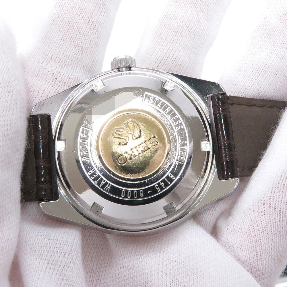 セイコー グランドセイコー 61GS 6145-8000 SEIKO 腕時計 シルバー文字盤