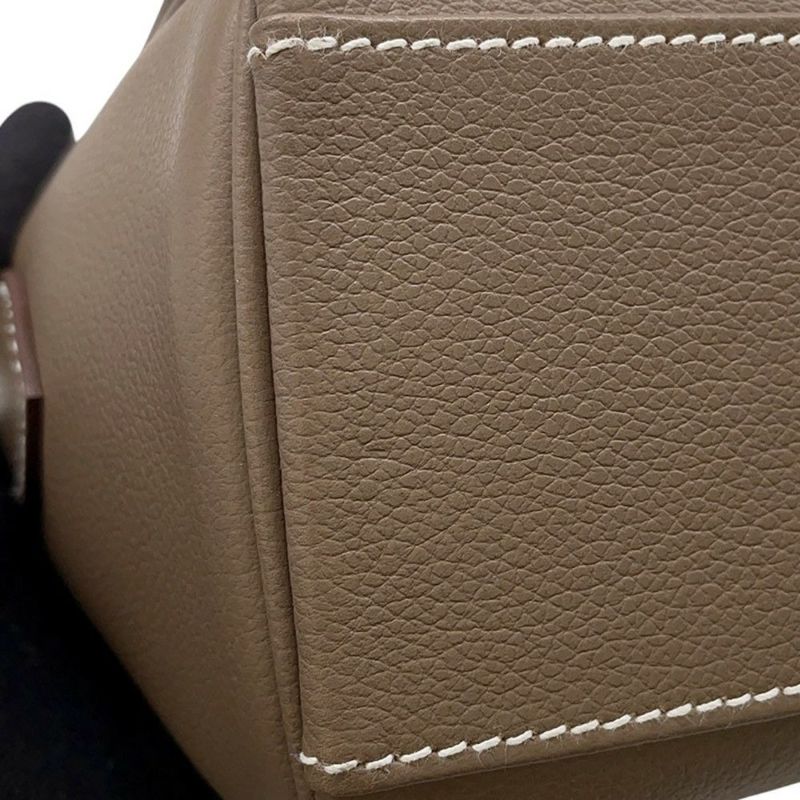 エルメス ケリーメッセンジャーPM エトゥープ/シルバー金具 エバーカラー W刻印 HERMES メンズ