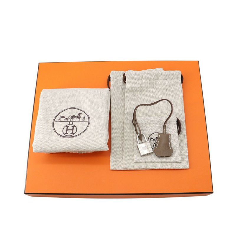 エルメス ケリーメッセンジャーPM エトゥープ/シルバー金具 エバーカラー W刻印 HERMES メンズ