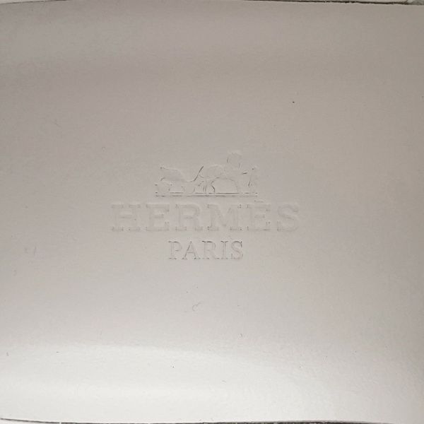 エルメス スニーカー リフト ニット カーフレザー レディースサイズ38.5 HERMES 靴 白