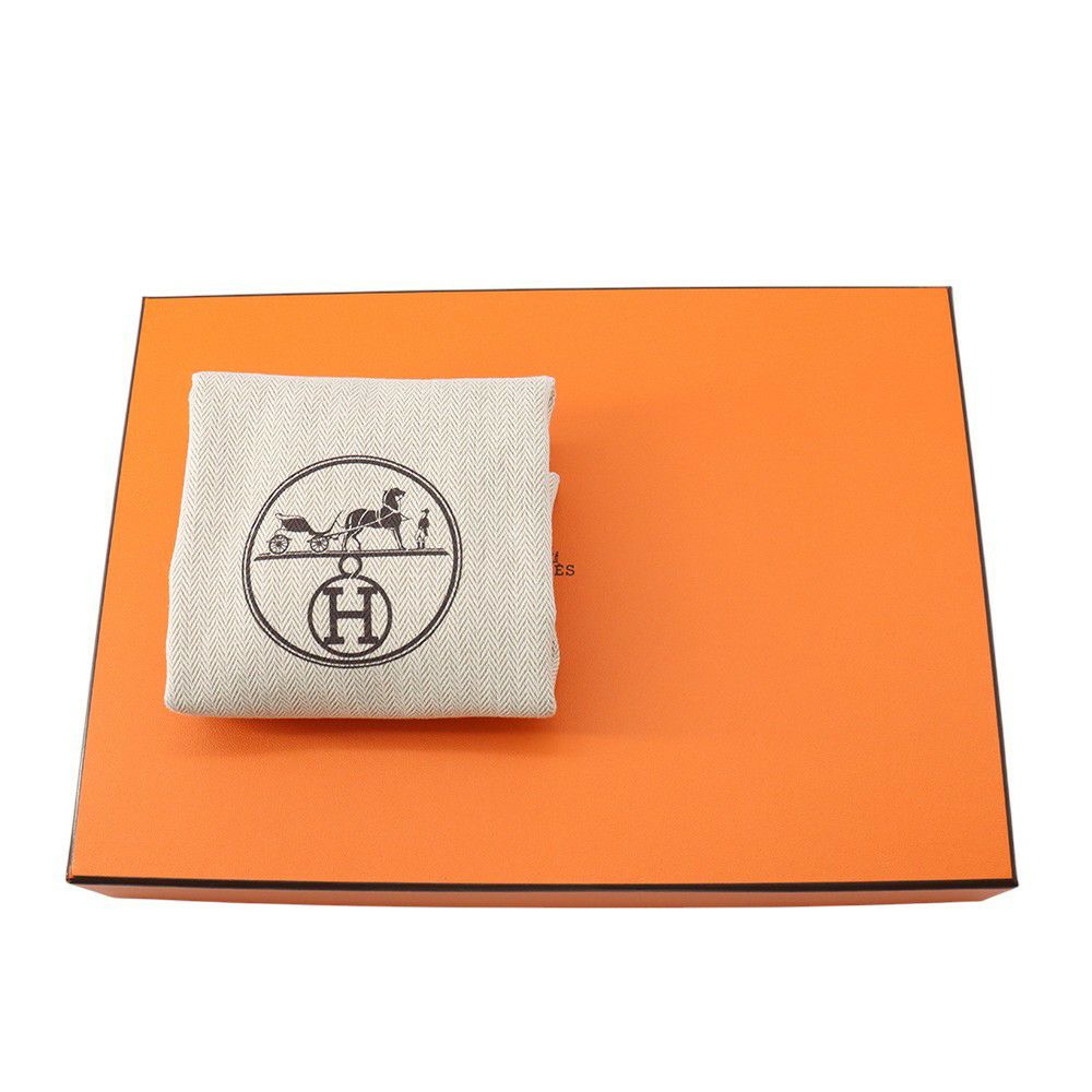 エルメス ショルダーバッグ エールバッグジップ ミニ フォーブ/エクリュ/ゴールド金具 トワルアッシュ/ヴァッシュハンター K刻印