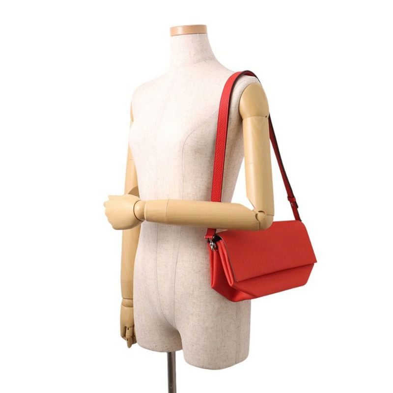 エルメス ショルダーバッグ オプリ24 ルージュクー/シルバー金具 トリヨンノビーヨ D刻印