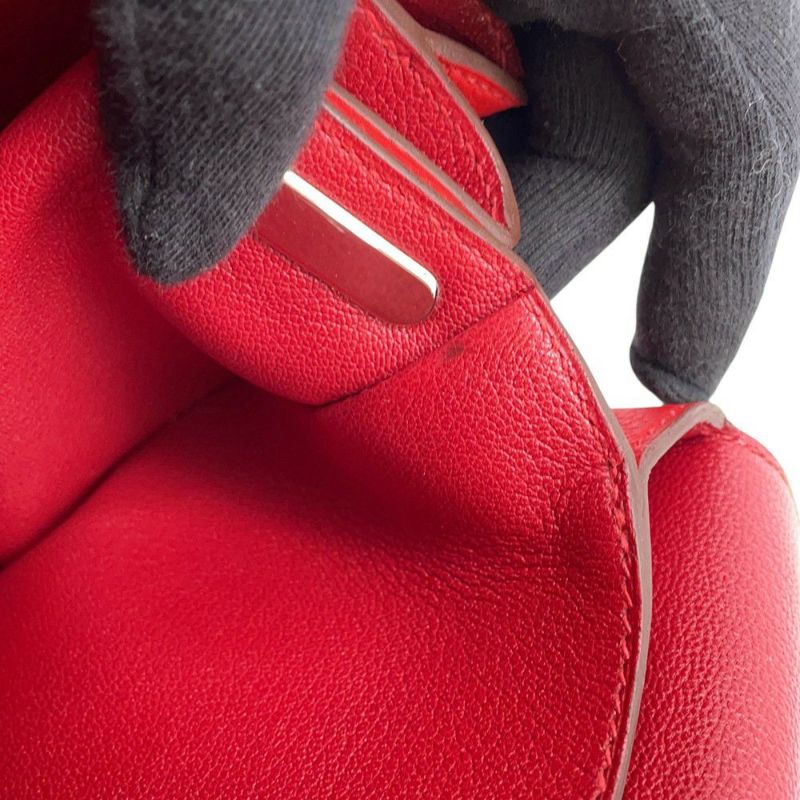 エルメス ショルダーバッグ オプリ24 ルージュクー/シルバー金具 トリヨンノビーヨ D刻印