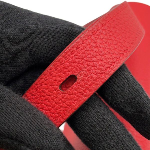 エルメス ショルダーバッグ オプリ24 ルージュクー/シルバー金具 トリヨンノビーヨ D刻印