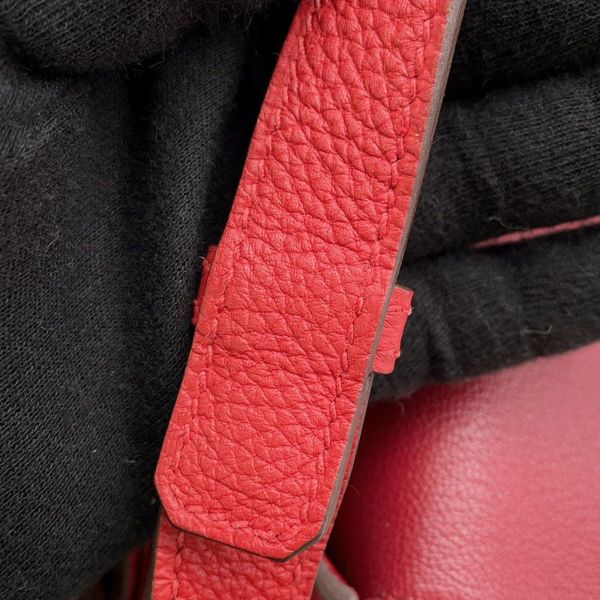 エルメス ショルダーバッグ オプリ24 ルージュクー/シルバー金具 トリヨンノビーヨ D刻印