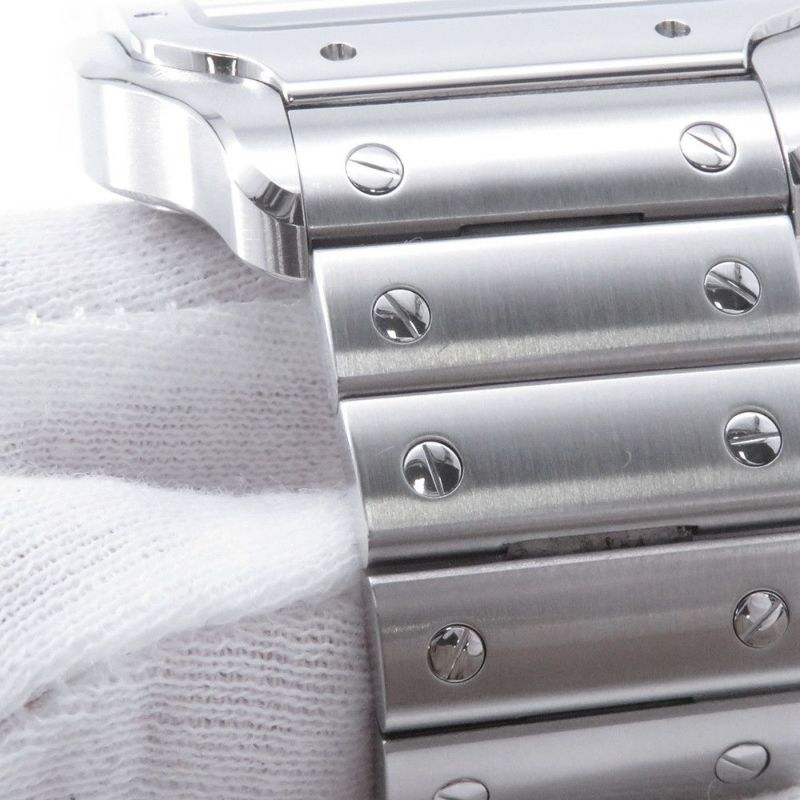 カルティエ サントス ドゥ カルティエ LM WSSA0064 Cartier 腕時計 ブラウン文字盤