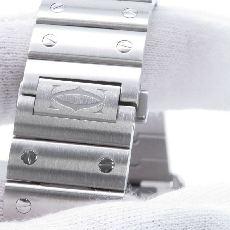 カルティエ サントス ドゥ カルティエ LM WSSA0064 Cartier 腕時計 ブラウン文字盤