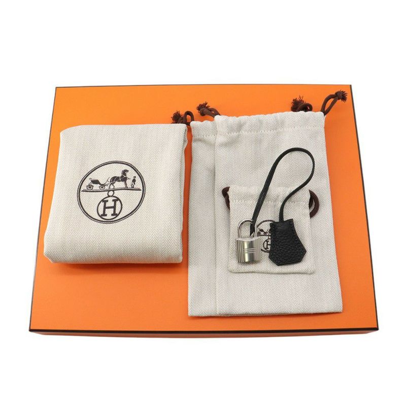 エルメス ケリーメッセンジャーPM ブラック/シルバー金具 トゴ K刻印 HERMES バッグ 黒