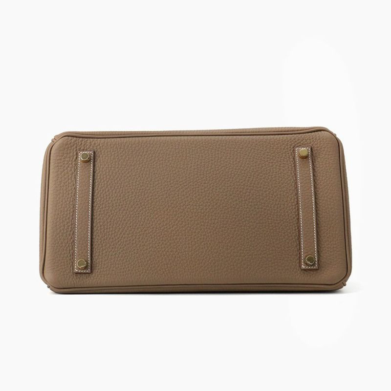 エルメス バーキン35 エトゥープ/ゴールド金具 トゴ W刻印 HERMES Birkin ハンドバッグ