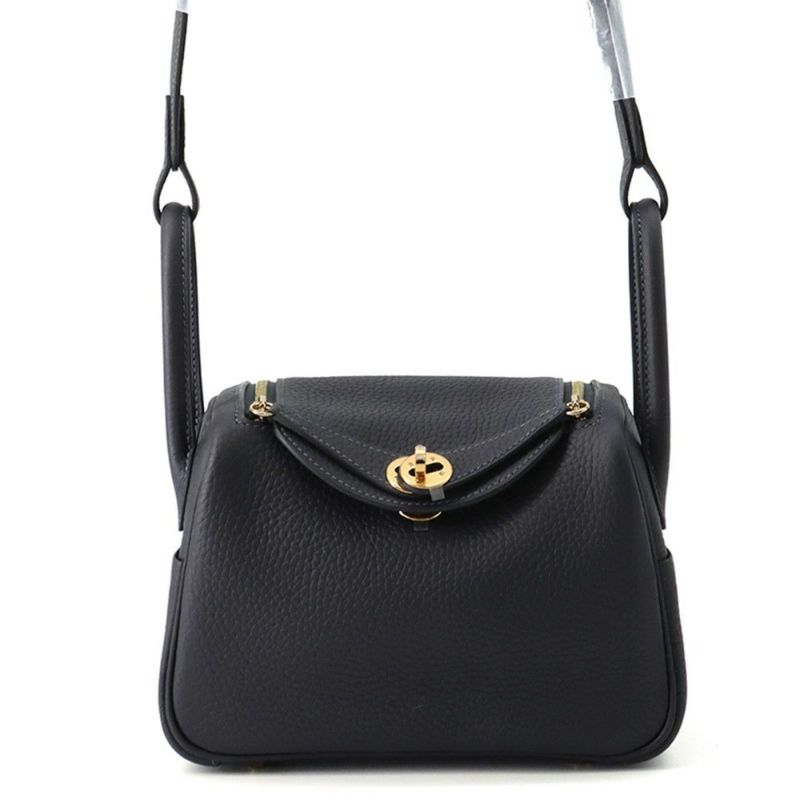 エルメス リンディ ミニ キャバン/ゴールド金具 トリヨンクレマンス K刻印 2wayショルダー