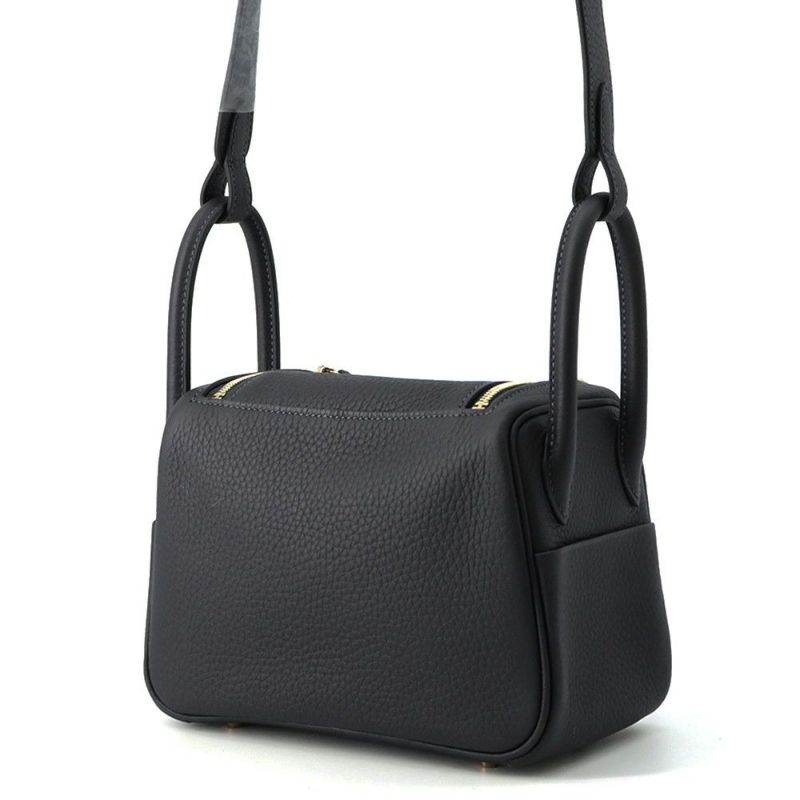 エルメス リンディ ミニ キャバン/ゴールド金具 トリヨンクレマンス K刻印 2wayショルダー