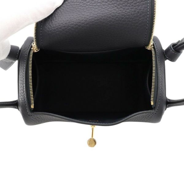 エルメス リンディ ミニ キャバン/ゴールド金具 トリヨンクレマンス K刻印 2wayショルダー