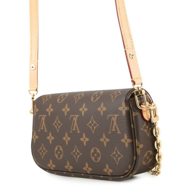 ルイヴィトン チェーンウォレット モノグラム ウォレット オン チェーン・アイビー M15148 トラベル ウィズ 猫