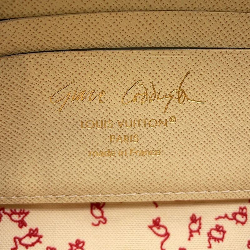 ルイヴィトン チェーンウォレット モノグラム ウォレット オン チェーン・アイビー M15148 トラベル ウィズ 猫