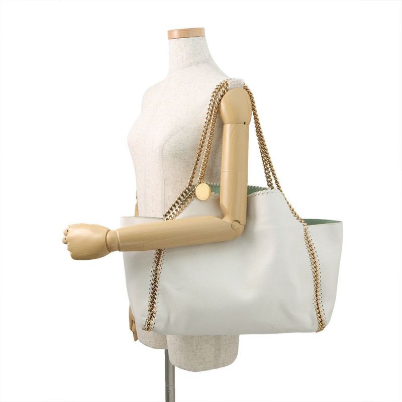 ステラマッカートニー トートバッグ ファラベラ リバーシブル ポリエステル 507185 Stella McCartney 白
