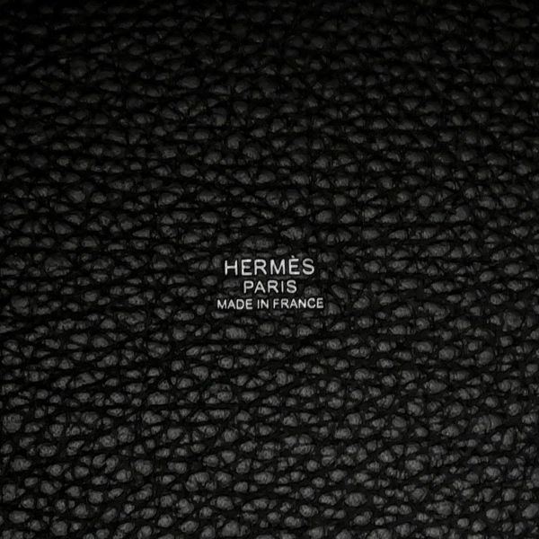 エルメス ハンドバッグ ピコタンロックPM ブラック/シルバー金具 トリヨンクレマンス K刻印 黒