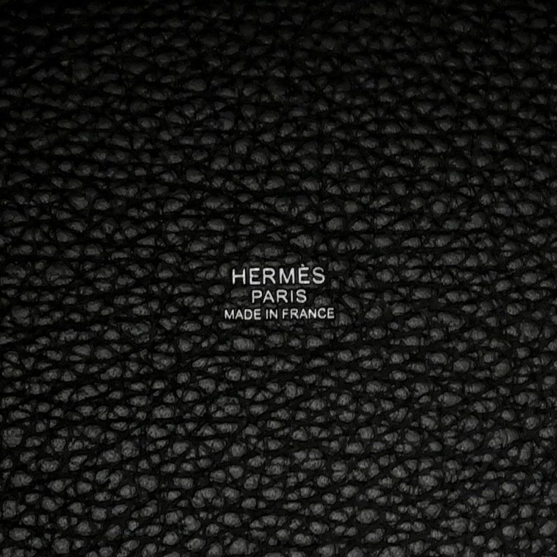 エルメス ハンドバッグ ピコタンロックPM ブラック/シルバー金具 トリヨンクレマンス K刻印 黒