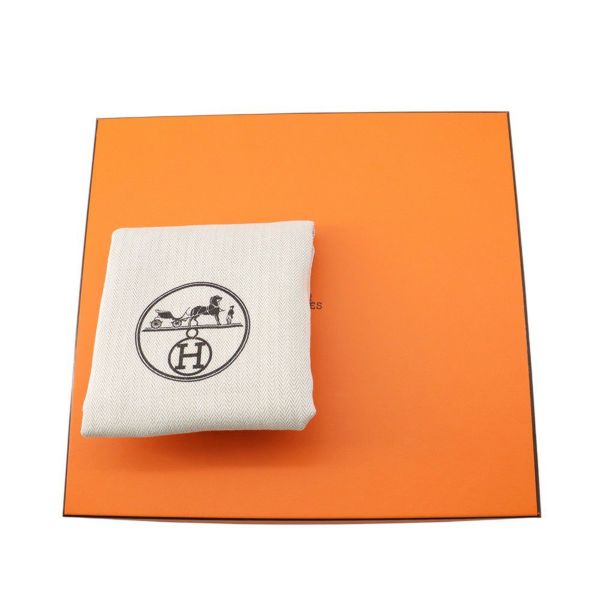 エルメス ハンドバッグ プリュム ミニ ブルーラン/シルバー金具 スイフト K刻印