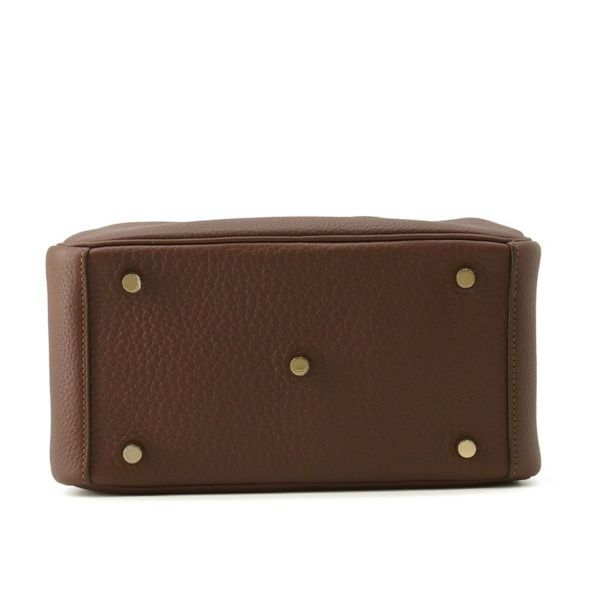 エルメス ハンドバッグ リンディ26  テール/ゴールド金具 トリヨンクレマンス K刻印 2wayショルダー