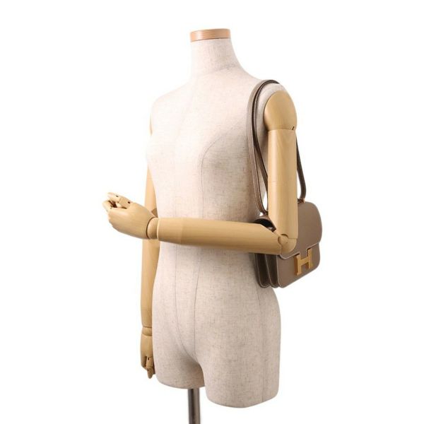 エルメス ミニ コンスタンス3 ミロワール エトゥープ/ゴールド金具 エプソン B刻印